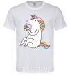 Мужская футболка Cupcake unicorn Белый фото