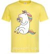 Чоловіча футболка Cupcake unicorn Лимонний фото