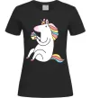 Женская футболка Cupcake unicorn Черный Женская футболка Cupcake unicorn Черный фото
