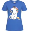 Женская футболка Cupcake unicorn Ярко-синий Женская футболка Cupcake unicorn Ярко-синий фото