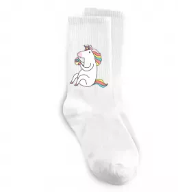 Носки Cute unicorn Белый фото
