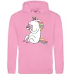 Жіноча толстовка (худі) Cupcake unicorn Рожевий фото