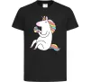 Дитяча футболка Cupcake unicorn Чорний Дитяча футболка Cupcake unicorn Чорний фото