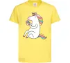 Дитяча футболка Cupcake unicorn Лимонний Дитяча футболка Cupcake unicorn Лимонний фото