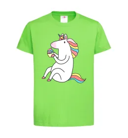 Дитяча футболка Be a unicorn Білий фото