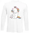 Лонгслив Cupcake unicorn Белый Лонгслив Cupcake unicorn Белый фото