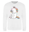 Свитшот Cupcake unicorn Белый фото