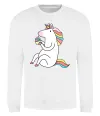 Свитшот Cupcake unicorn Белый фото