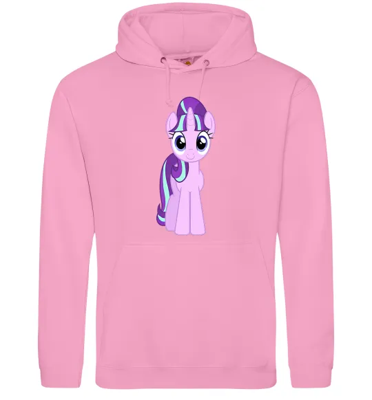 Мужская толстовка (худи) Unicorn smile Розовый фото