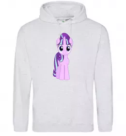 Мужская толстовка (худи) Logo My Little Pony Серый меланж фото