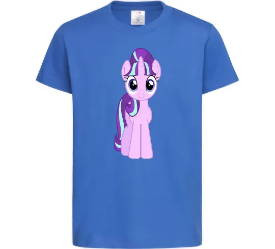 Дитяча футболка Unicorn smile Яскраво-синій фото