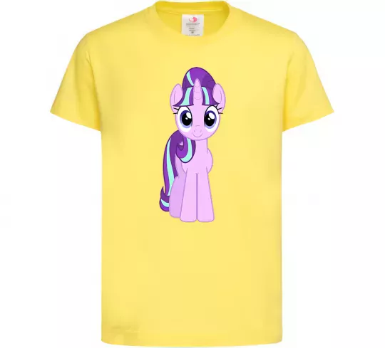 Дитяча футболка Unicorn smile Лимонний фото