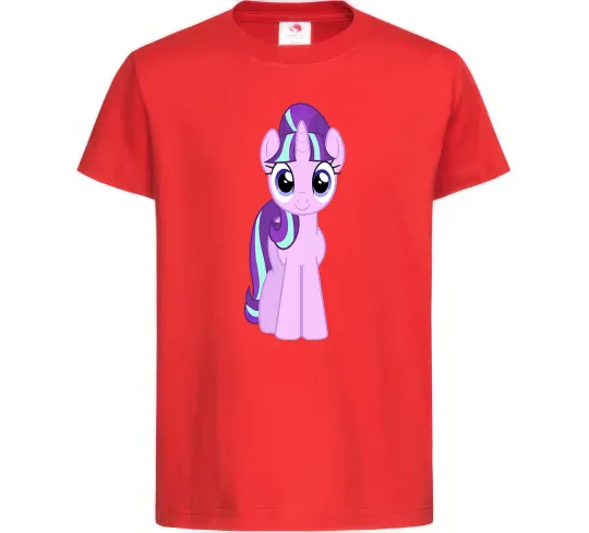 Дитяча футболка Unicorn smile Червоний фото