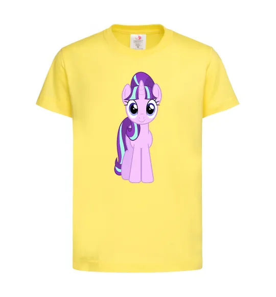 Детская футболка Unicorn smile Лимонный фото