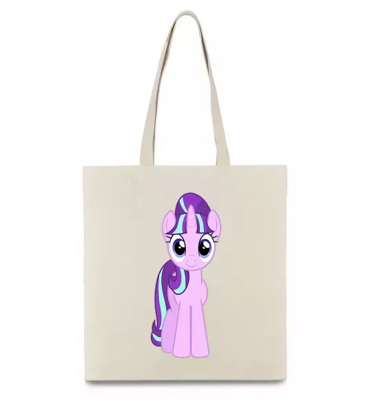 Еко-сумка Unicorn smile Бежевий фото