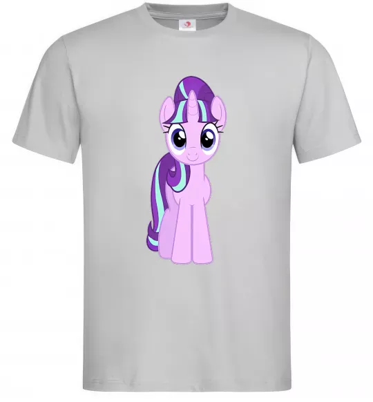 Чоловіча футболка Unicorn smile Сірий фото