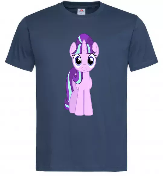 Чоловіча футболка Unicorn smile Темно-синій фото