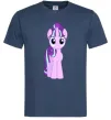 Чоловіча футболка Unicorn smile Темно-синій фото