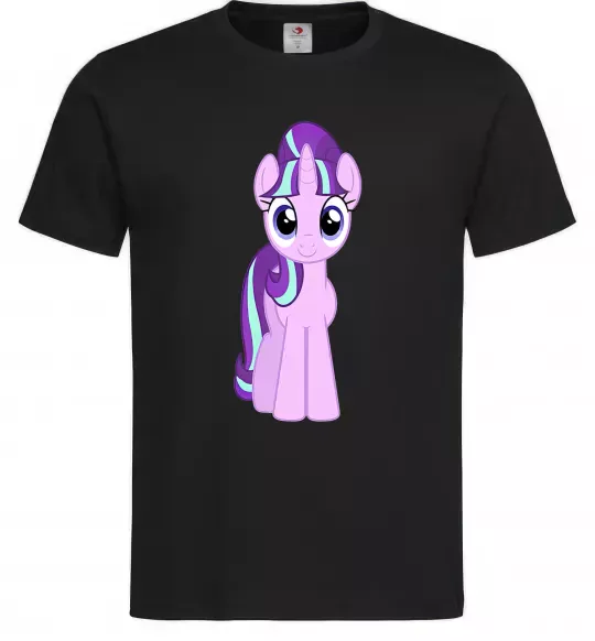 Чоловіча футболка Unicorn smile Чорний фото