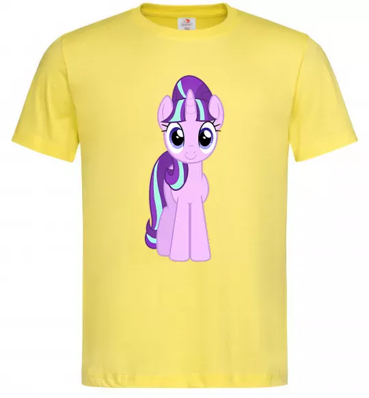 Чоловіча футболка Unicorn smile Лимонний фото
