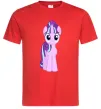 Чоловіча футболка Unicorn smile Червоний фото