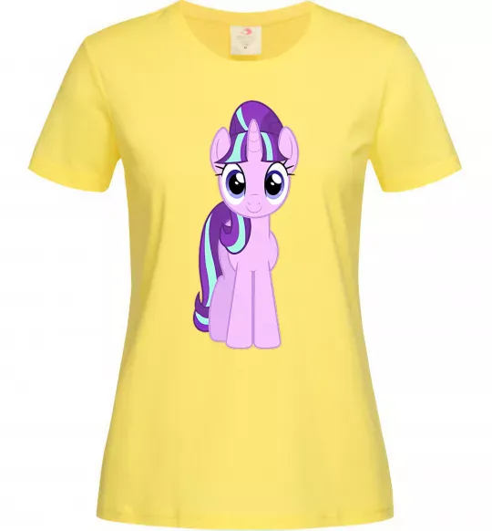 Жіноча футболка Unicorn smile Лимонний фото