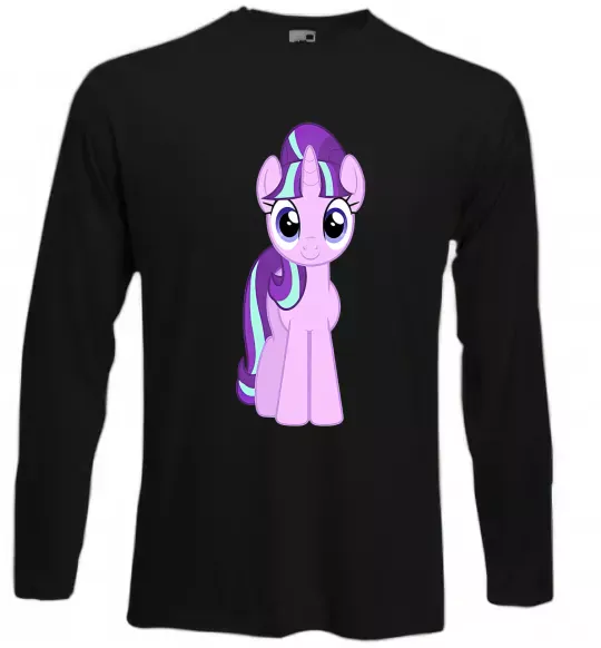 Лонгслив Unicorn smile Черный фото
