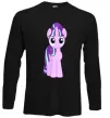 Лонгслив Unicorn smile Черный фото