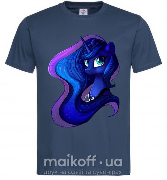 Мужская футболка Magic unicorn Темно-синий фото
