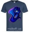 Чоловіча футболка Magic unicorn Темно-синій фото