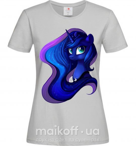 Женская футболка Magic unicorn Серый фото