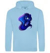 Мужская толстовка (худи) Magic unicorn Голубой фото