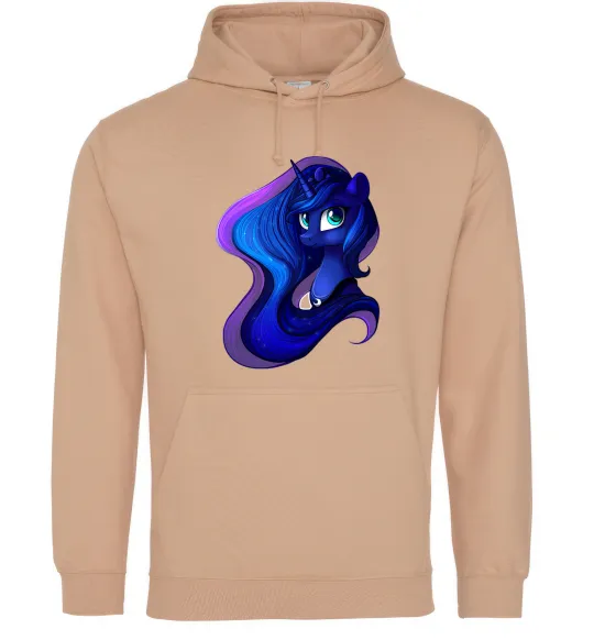 Жіноча толстовка (худі) Magic unicorn Пісочний фото