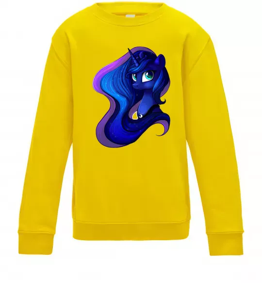 Дитячий світшот Magic unicorn Сонячно жовтий фото