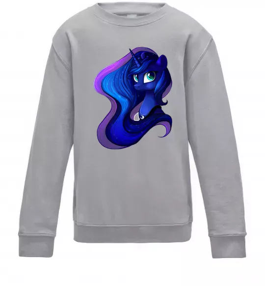 Дитячий світшот Magic unicorn Сірий меланж фото