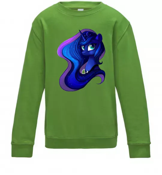 Дитячий світшот Magic unicorn Лаймовий фото