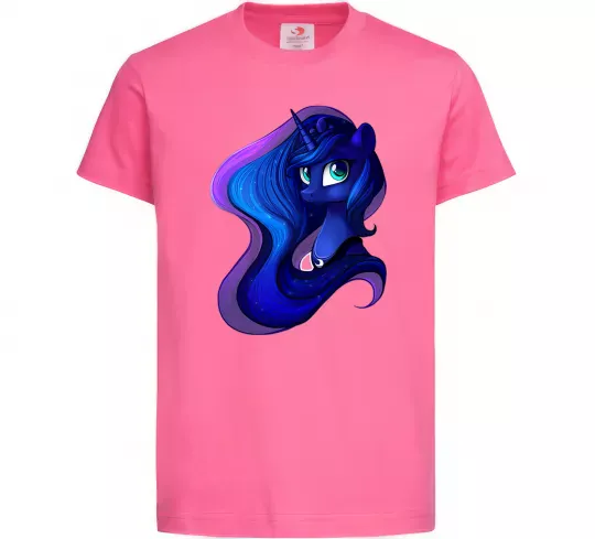 Дитяча футболка Magic unicorn Яскраво-рожевий фото