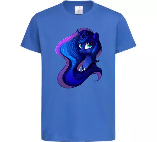 Дитяча футболка Magic unicorn Яскраво-синій фото