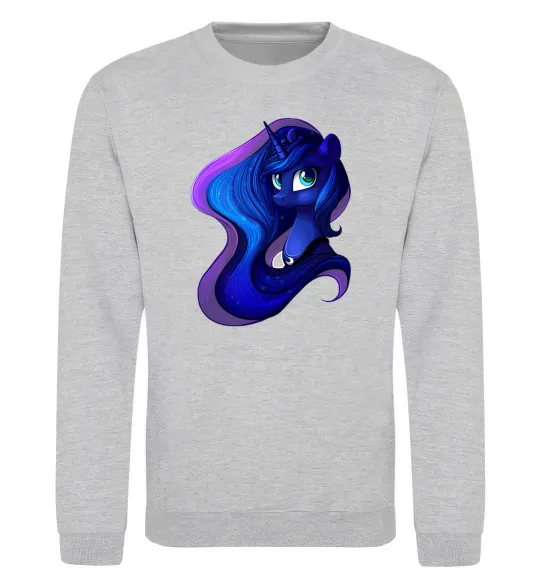 Свитшот Magic unicorn Серый меланж фото