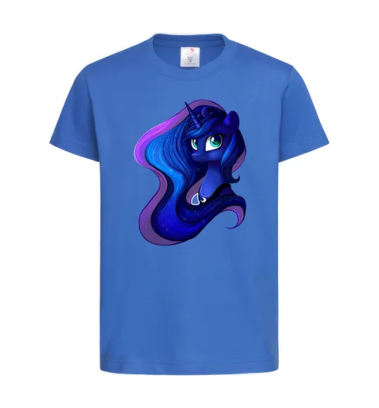 Дитяча футболка Magic unicorn Яскраво-синій фото