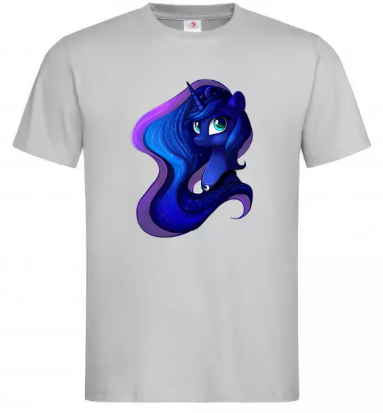 Мужская футболка Magic unicorn Серый фото