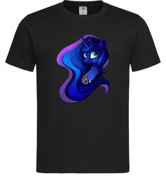 Мужская футболка Magic unicorn Черный фото