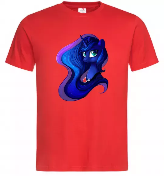 Мужская футболка Magic unicorn Красный фото