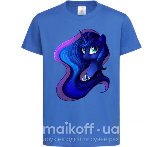 Дитяча футболка Magic unicorn Яскраво-синій фото