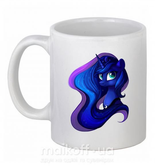Чашка керамическая Magic unicorn Белый фото