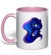 Чашка с цветной ручкой Magic unicorn Нежно розовый фото