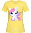 Жіноча футболка Anime unicorn Лимонний фото