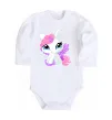 Детский боди Anime unicorn Белый фото