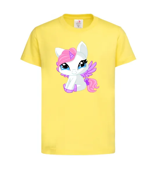 Детская футболка Anime unicorn Лимонный фото