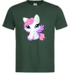 Чоловіча футболка Anime unicorn Темно-зелений фото